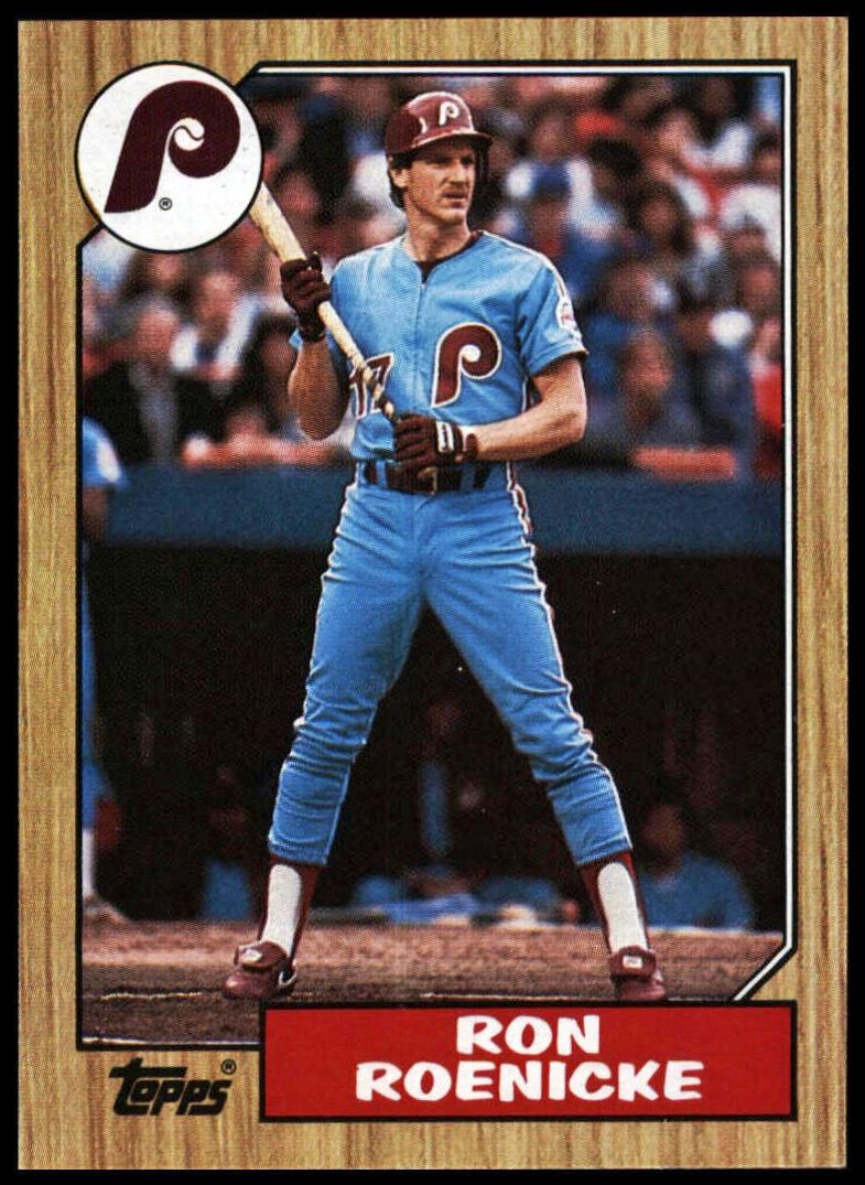 1987 Topps Ron Roenicke #329 card