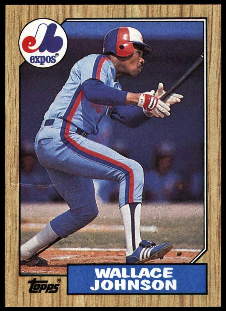 1987 Topps Wallace Johnson #588 card