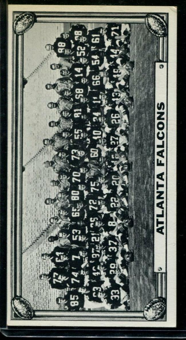1968 Topps Test Teams Atlanta Falcons #8 card
