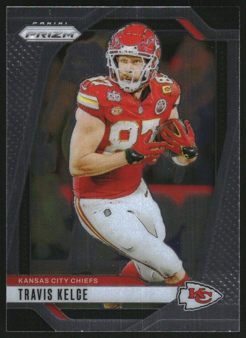 Travis Kelce 2024 Prizm Football card