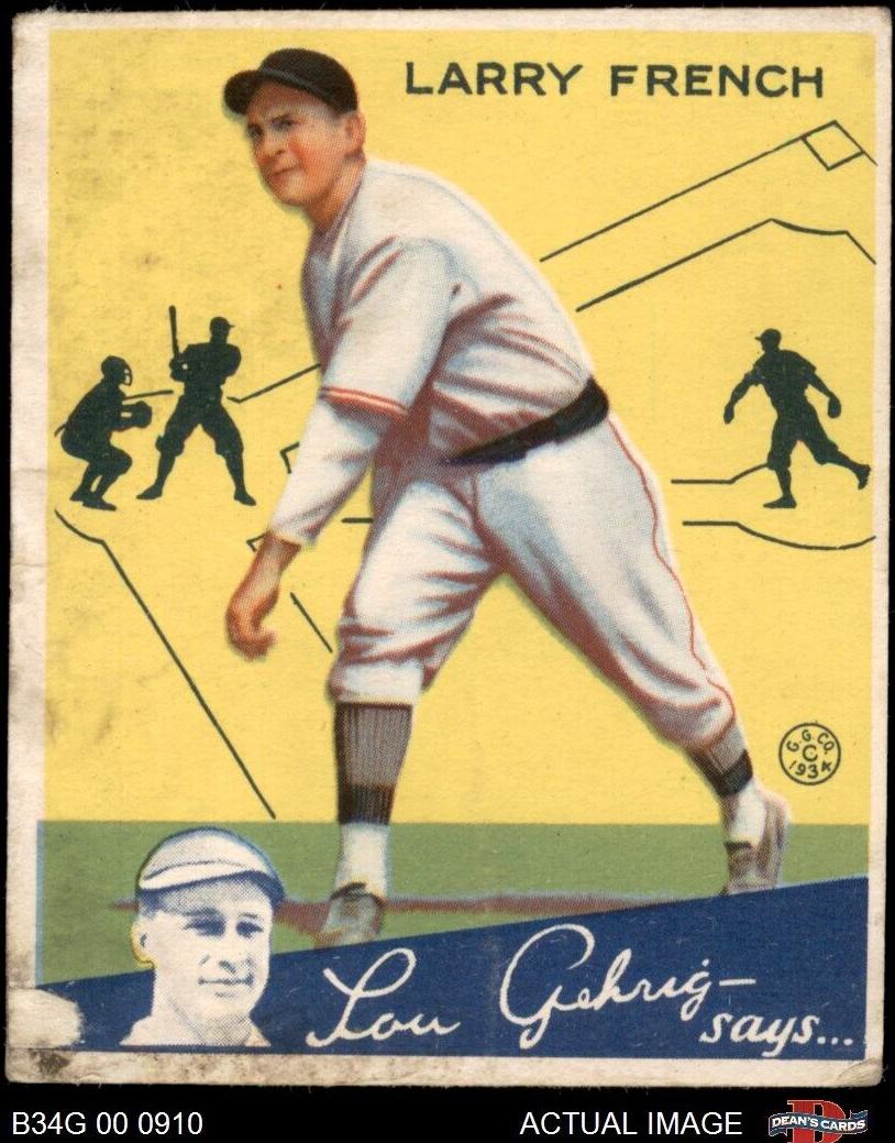 1934 Larry French #29