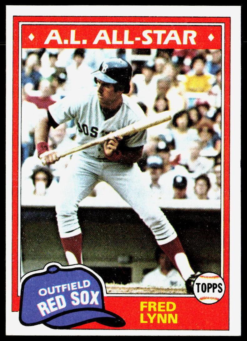 1981 Topps Fred Lynn #720 card