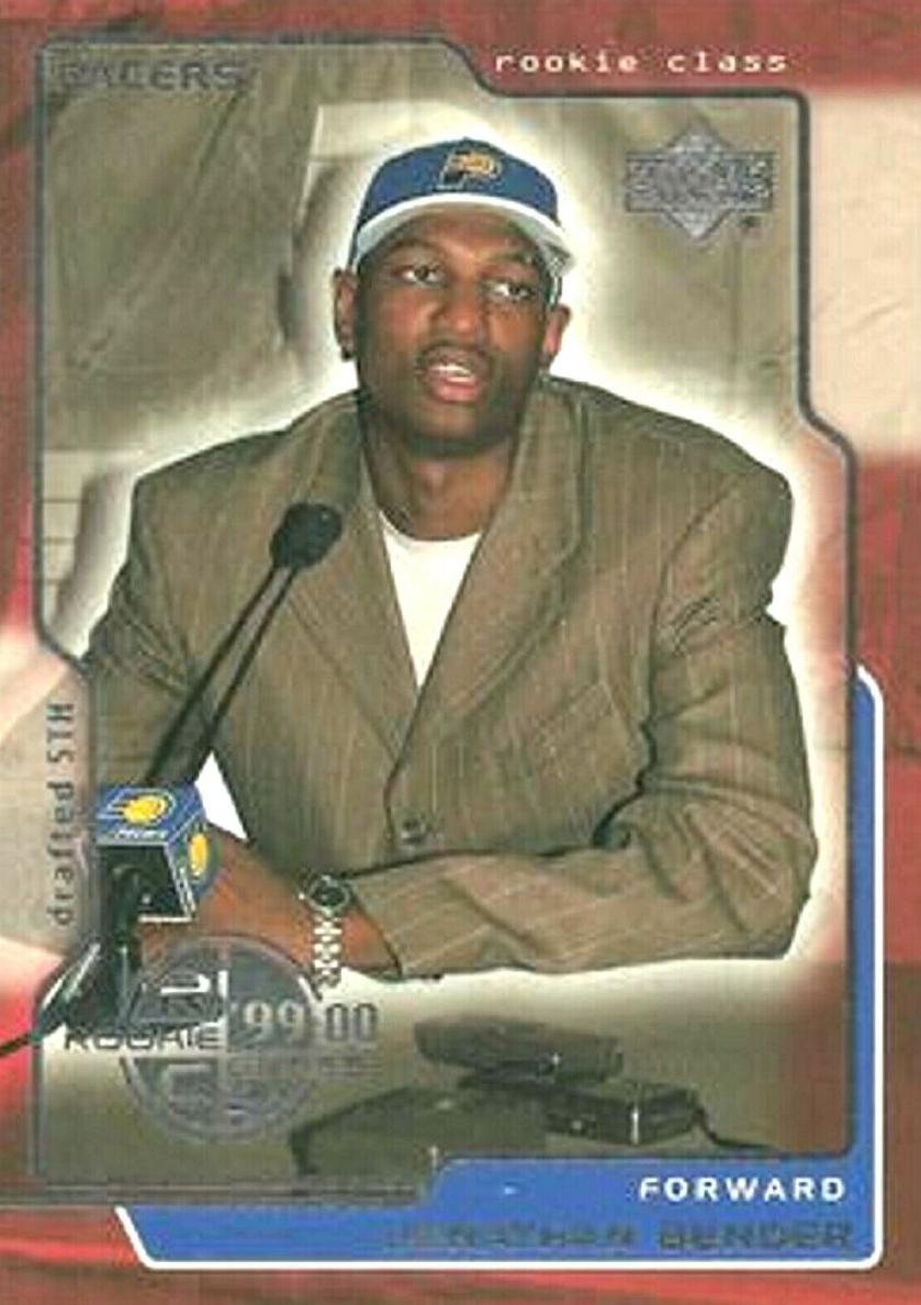 1999 Upper Deck Jonathan Bender #160 card