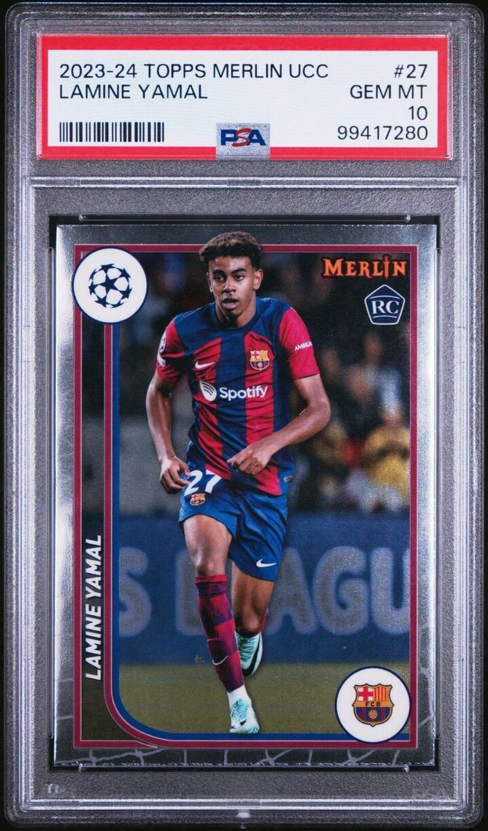 Lamine Yamal - 2023 Topps Merlin UEFA Club Competitions Soccer