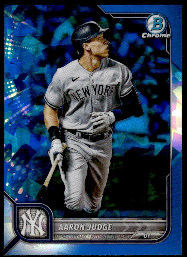 2022 Bowman Chrome Sapphire Aaron Judge #90 card