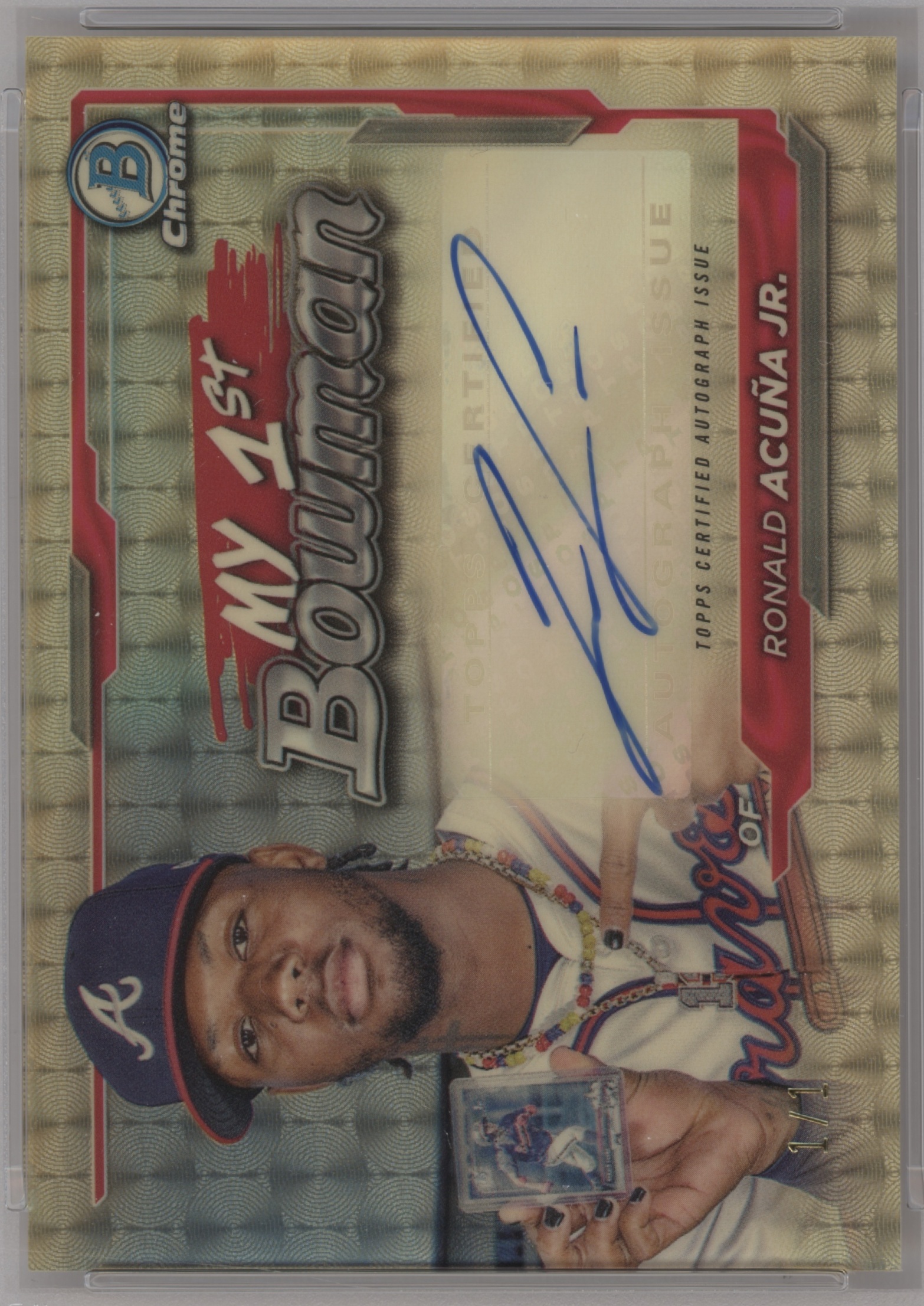 2024 Bowman Chrome Baseball Superfractor Ronald Acuna Jr. #1BA-RA