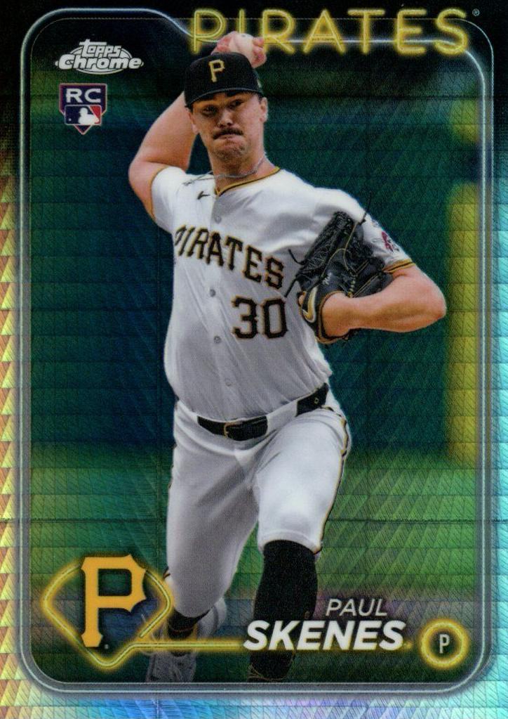 2024 Topps Topps Chrome Prism Refractor #USC88 Paul Skenes front