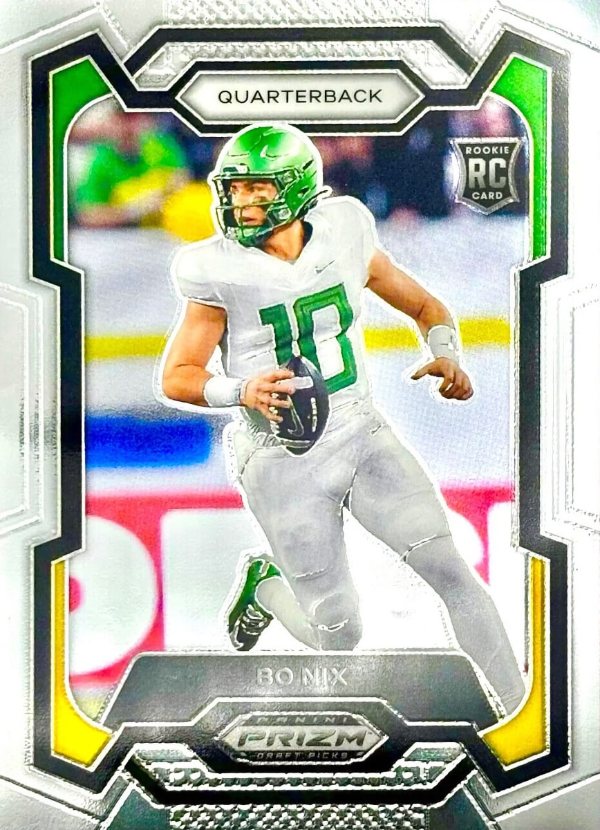 Bo Nix 2024 Prizm Draft Picks card