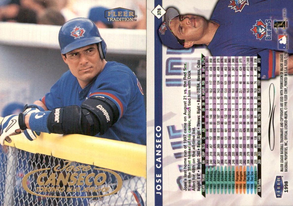 1998 Jose Canseco #376