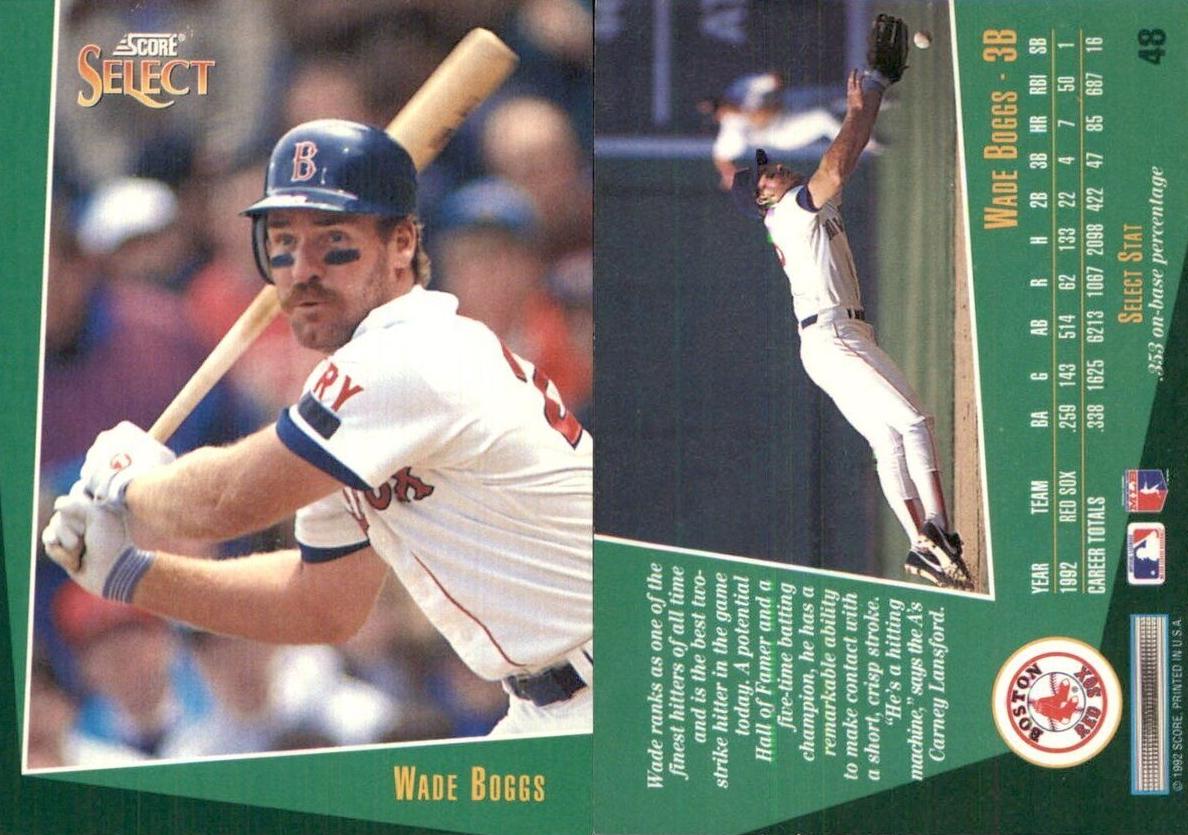 1993 Wade Boggs #48
