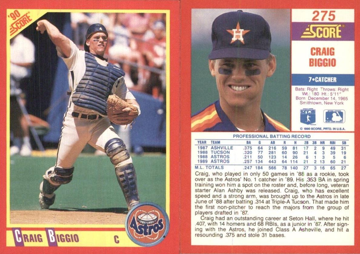 1990 Craig Biggio #275