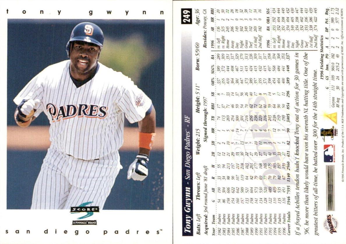 1997 Tony Gwynn #249