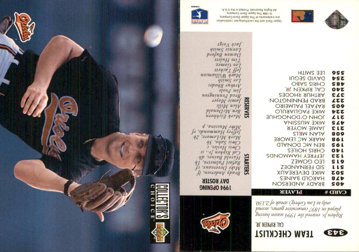 1994 Cal Ripken Jr. #343