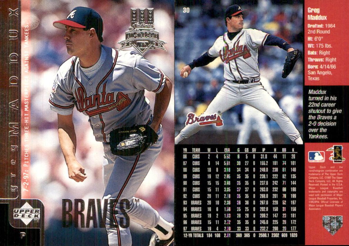 1998 Greg Maddux #30