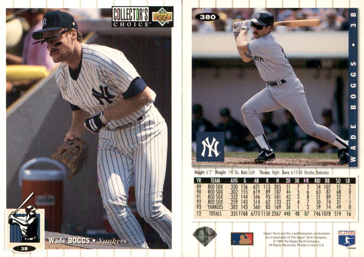 1994 Wade Boggs #380