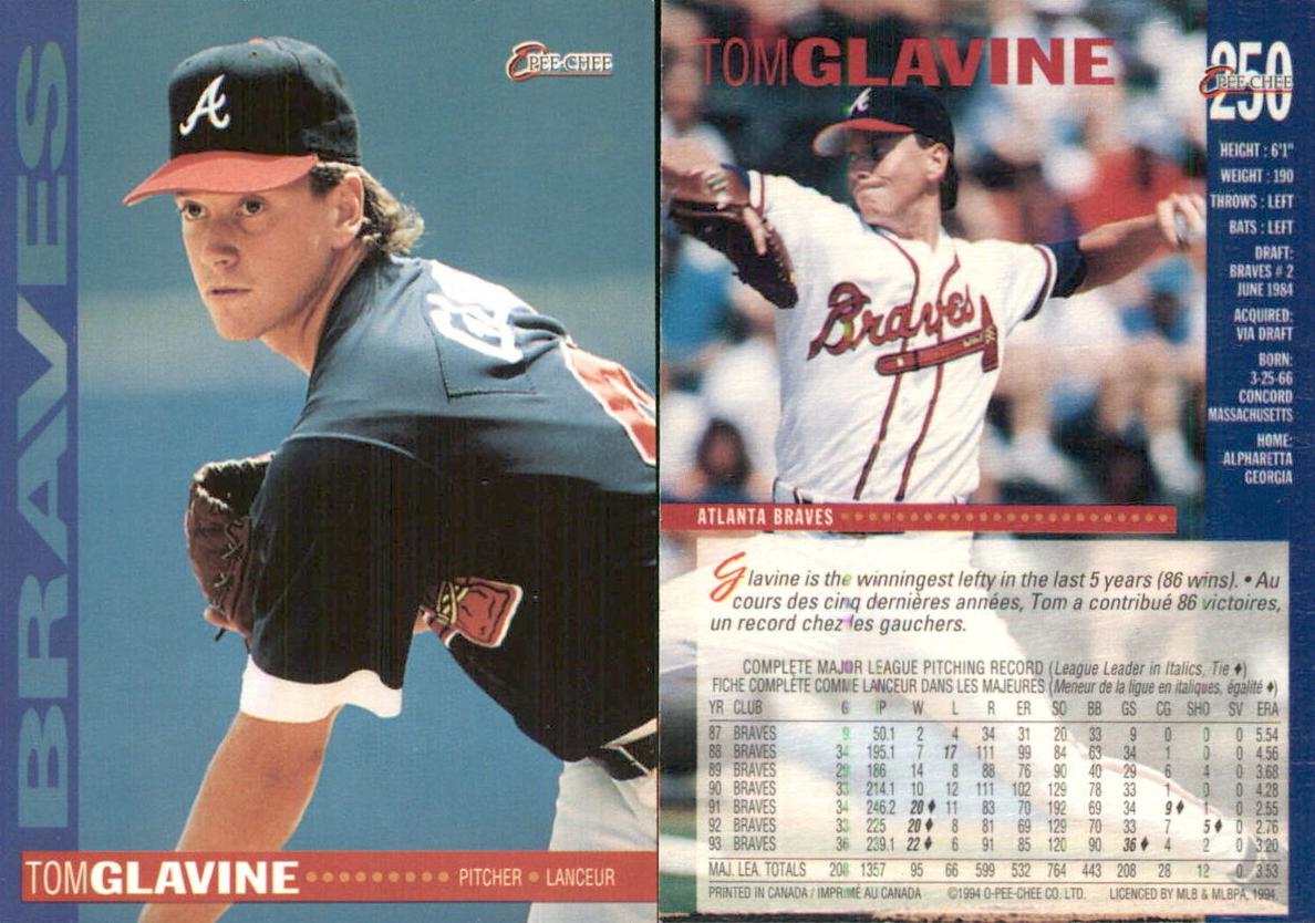 1994 Tom Glavine #250