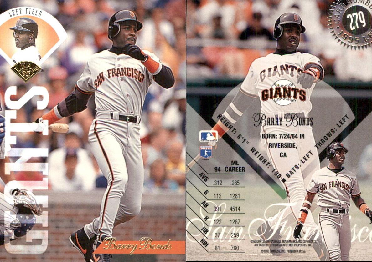 1995 Barry Bonds #279