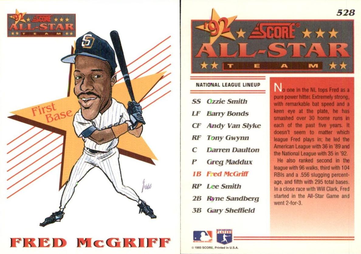 1993 Fred McGriff #528