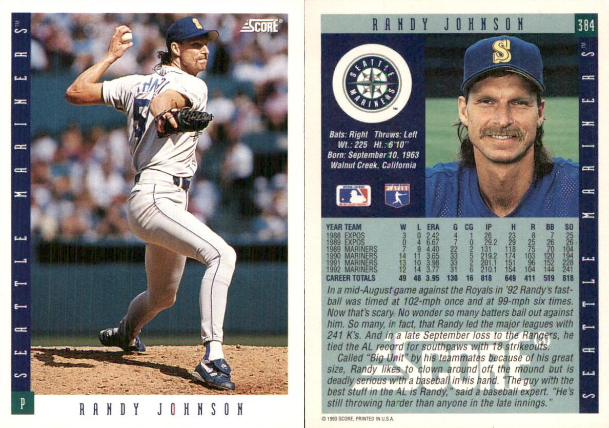 1993 Randy Johnson #384