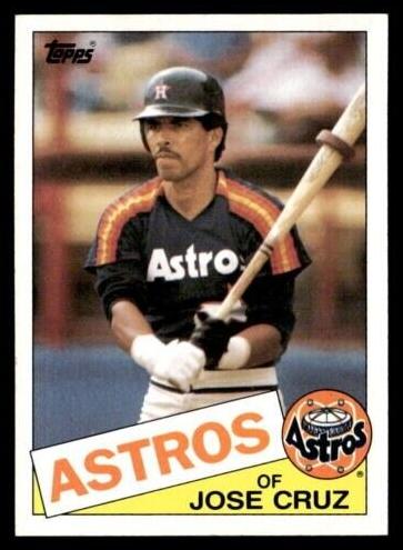 1985 Jose Cruz #95