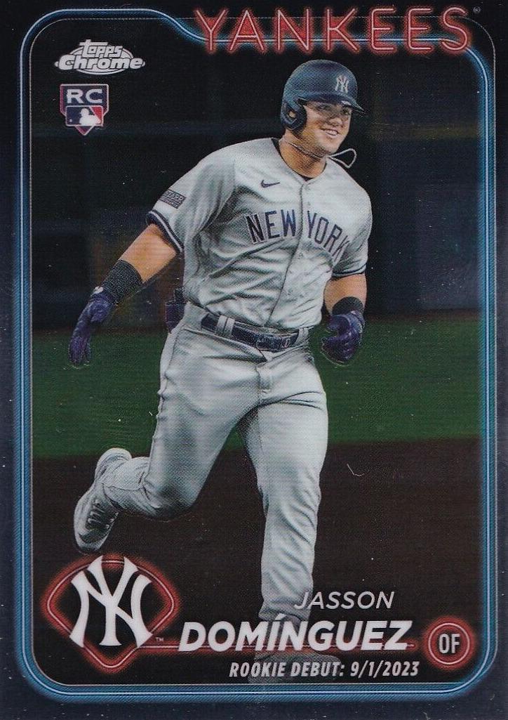 Jasson Dominguez 2024 Chrome Update card