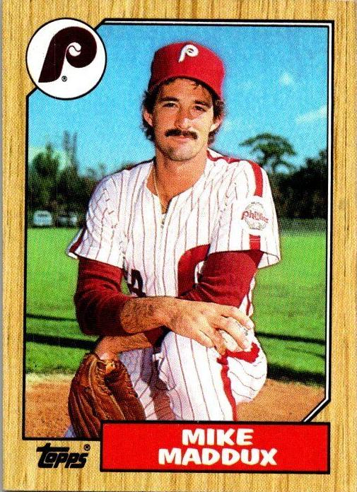 1987 Topps Mike Maddux #553 card