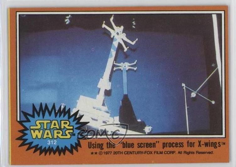 1977 Topps Star Wars X-Wing #312 card