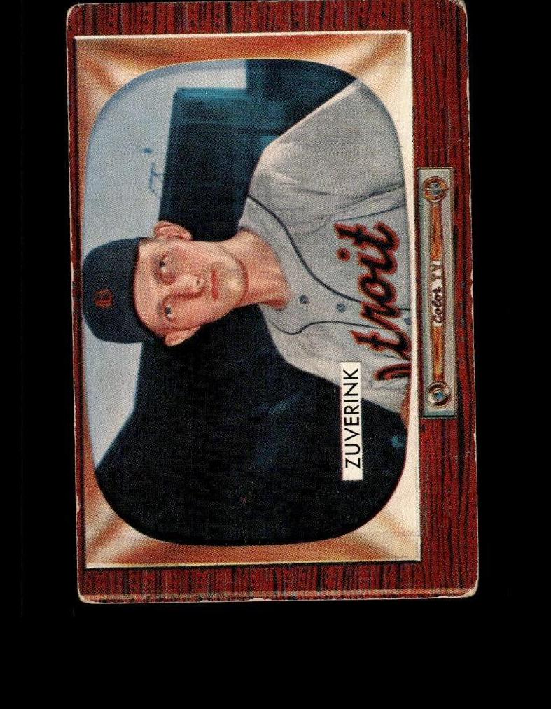 1955 Bowman George Zuverink #92 card