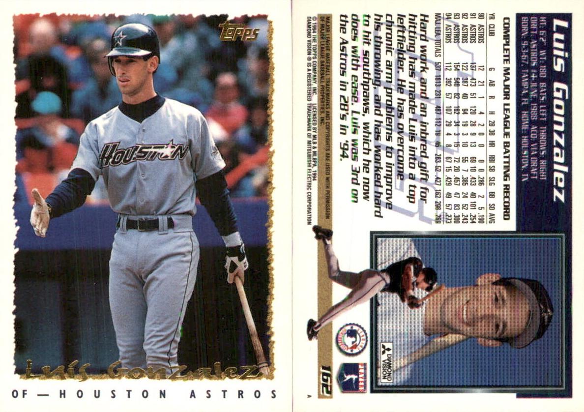 1995 Luis Gonzalez #162