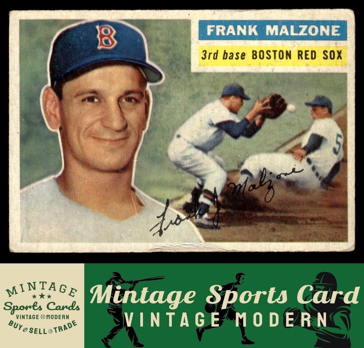 1956 Topps Frank Malzone #304 card