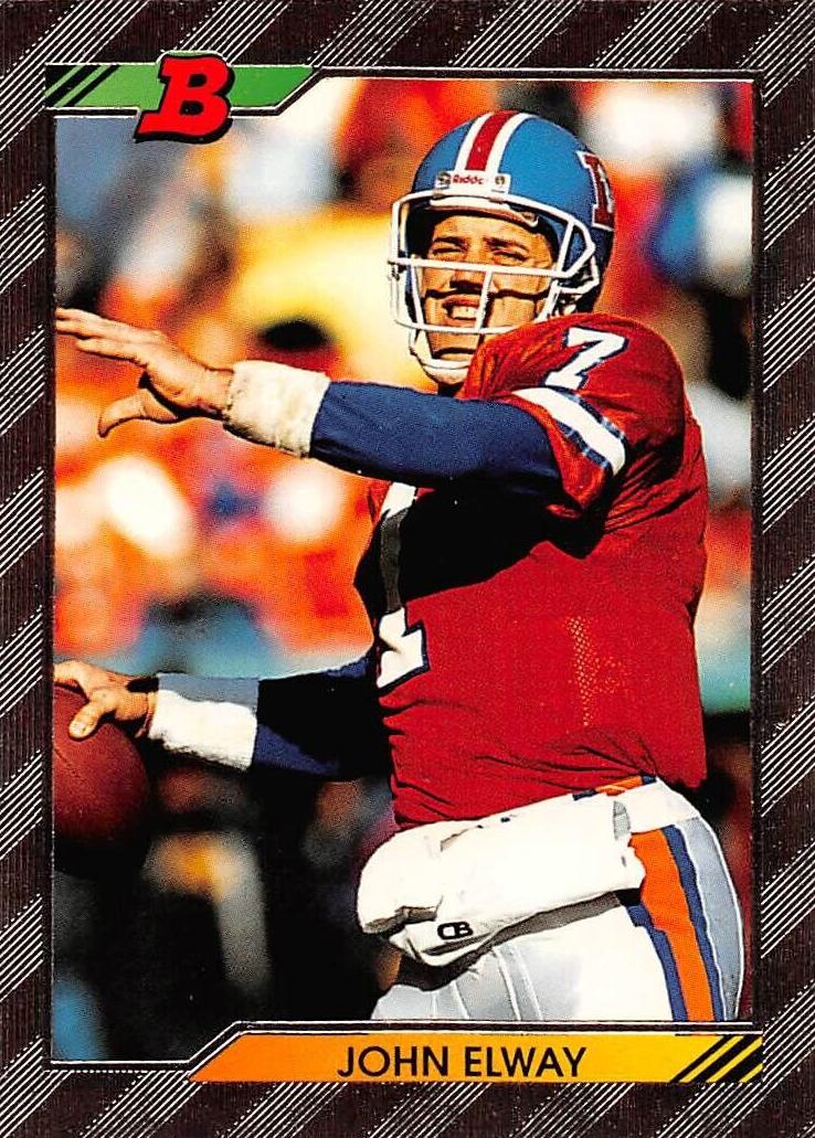 1992 Bowman John Elway [Foil] #193 card