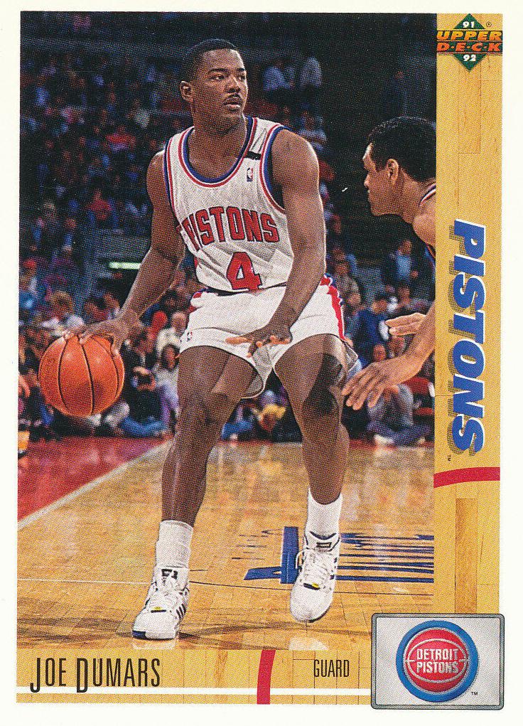 1991 Upper Deck Joe Dumars #335 card