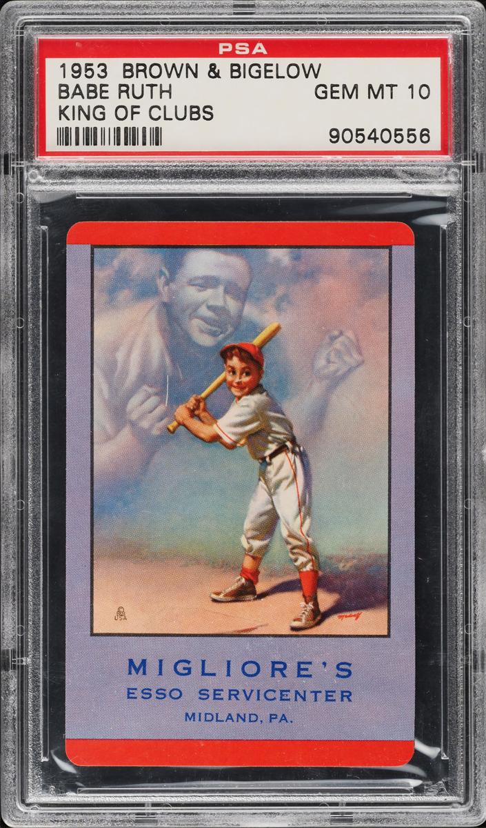 1953 Babe Ruth [10 of Clubs] #NNO