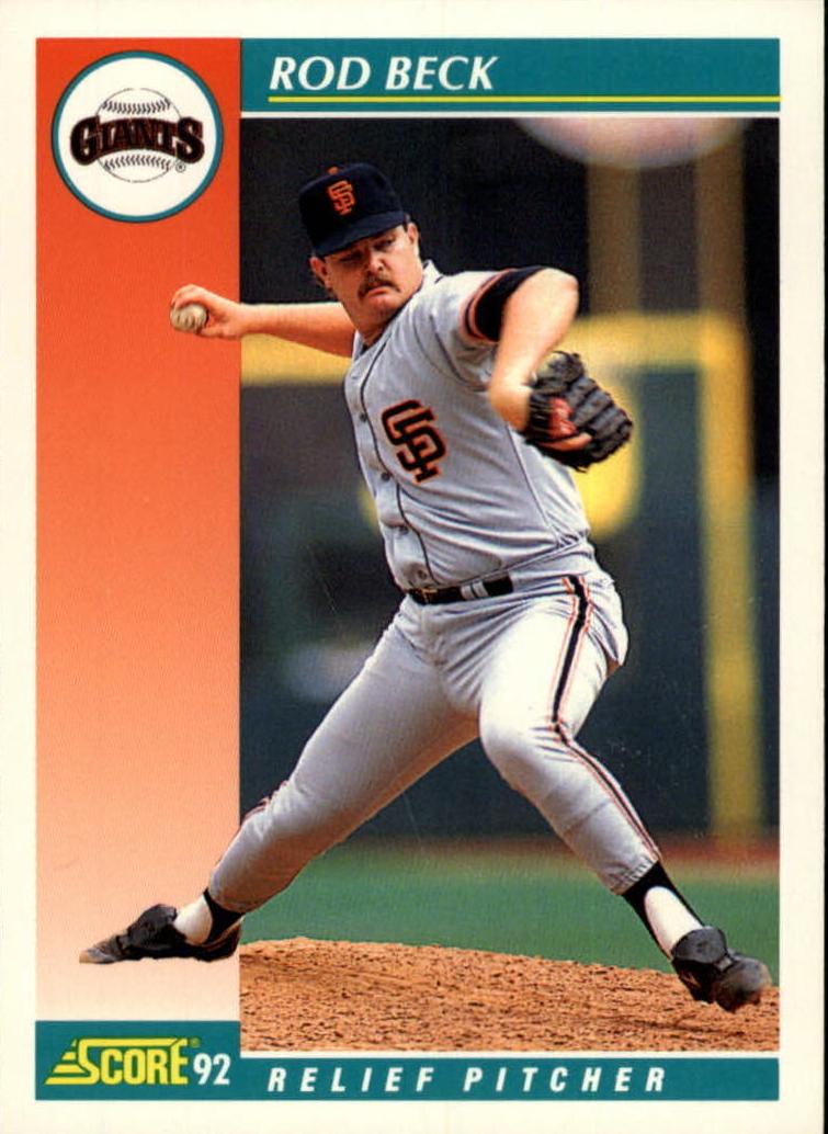 1992 Score Rod Beck #746 card