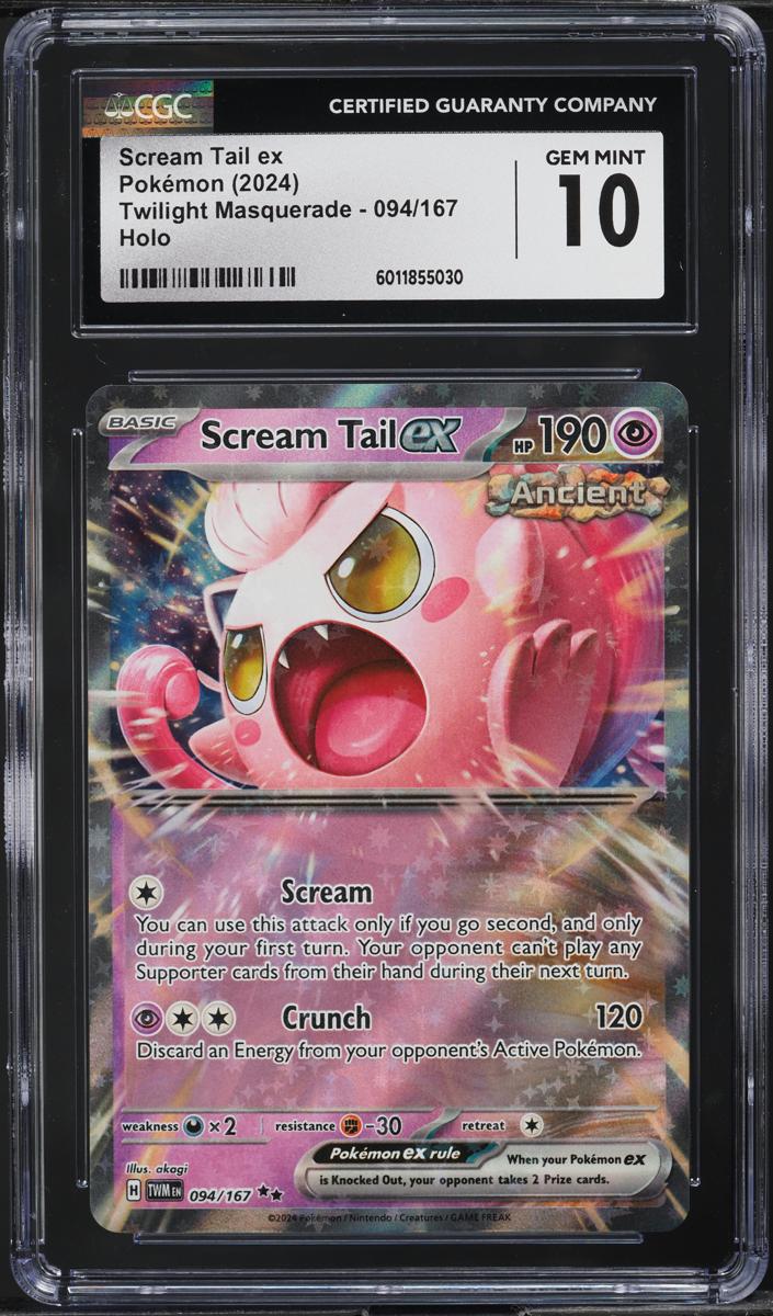 Scream Tail EX 2024 Pokemon Scarlet & Violet Twilight Masquerade