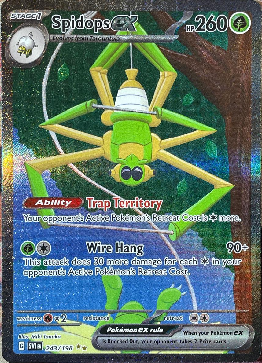 Spidops EX 2023 Pokemon Scarlet & Violet