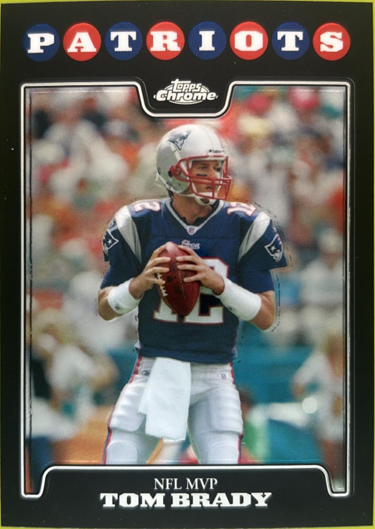 2008 Topps Topps Chrome #TC163 Tom Brady front