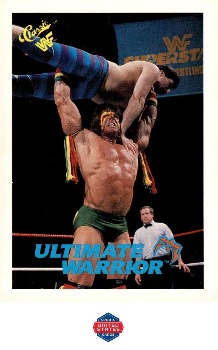1990 Classic WWF Ultimate Warrior #43 card