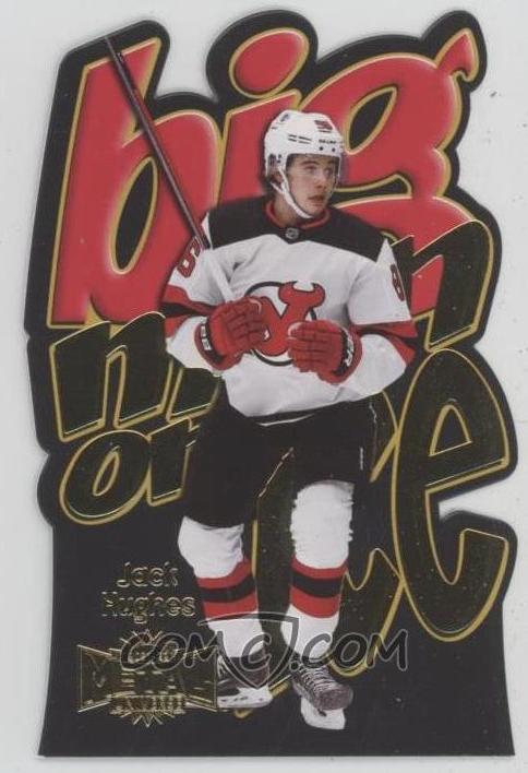 2021 Skybox Metal Universe Jack Hughes [Gold] #BM-18 card