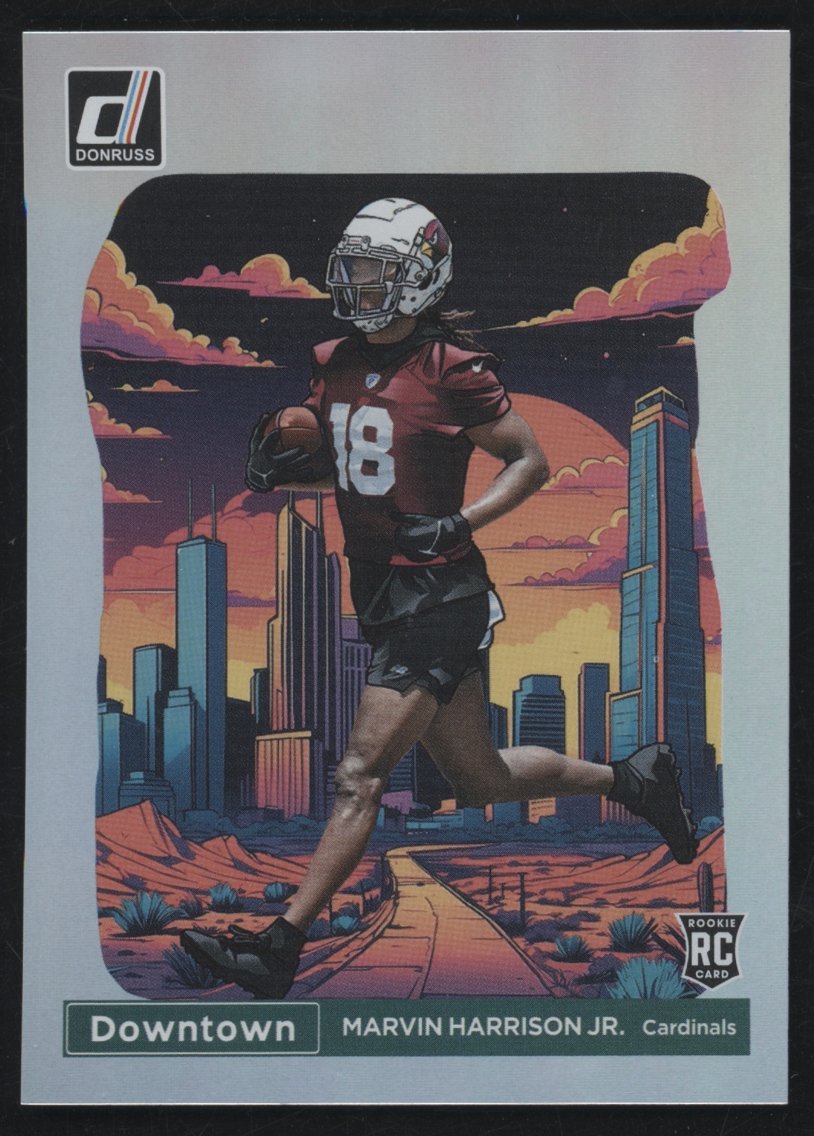 Marvin Harrison Jr. 2024 Panini Donruss Downtown! Football