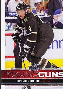2012 Upper Deck Brenden Dillon #220 card