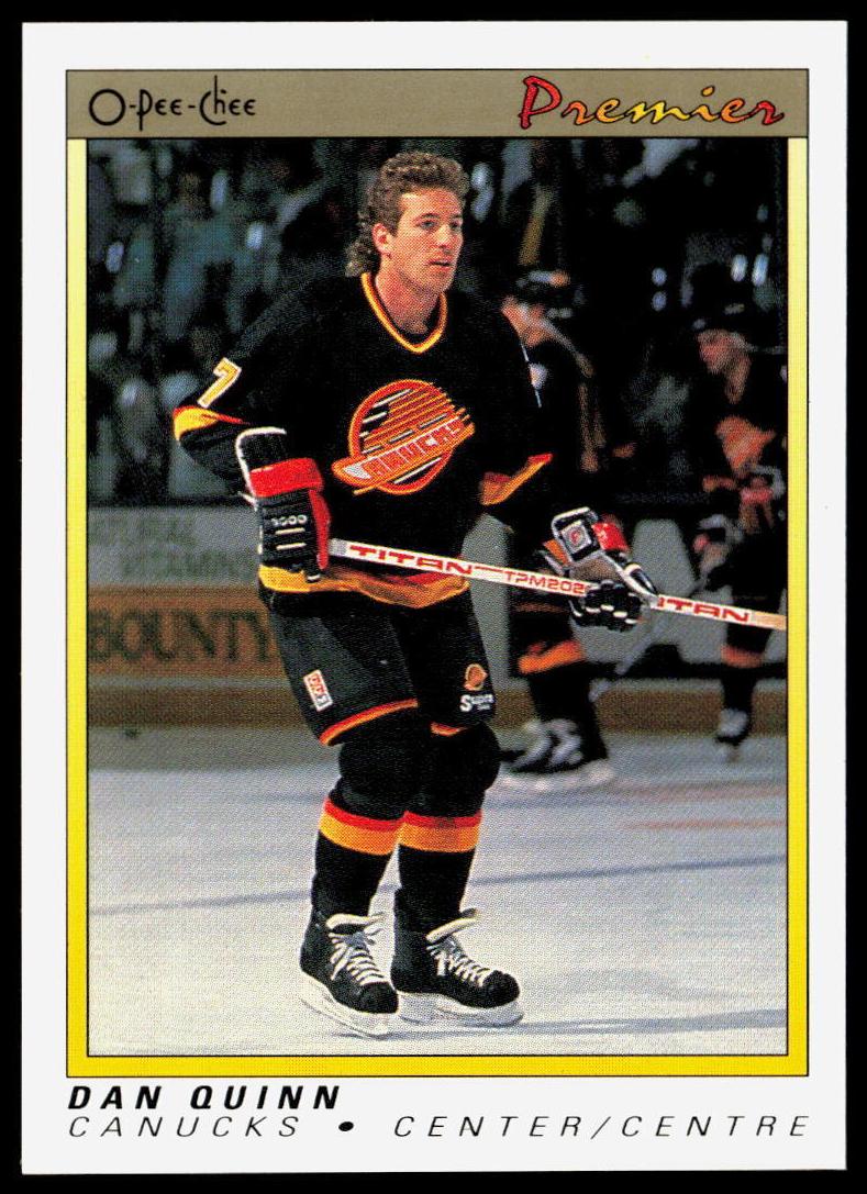 1990 O-Pee-Chee Premier Dan Quinn #93 card