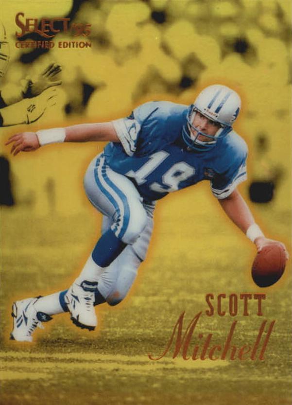 1995 Select Certified Scott Mitchell #48 card