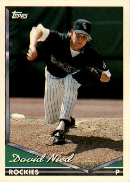 1994 Topps David Nied #135 card