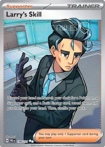 Larry's Skill 2025 Pokemon Scarlet & Violet Prismatic Evolutions