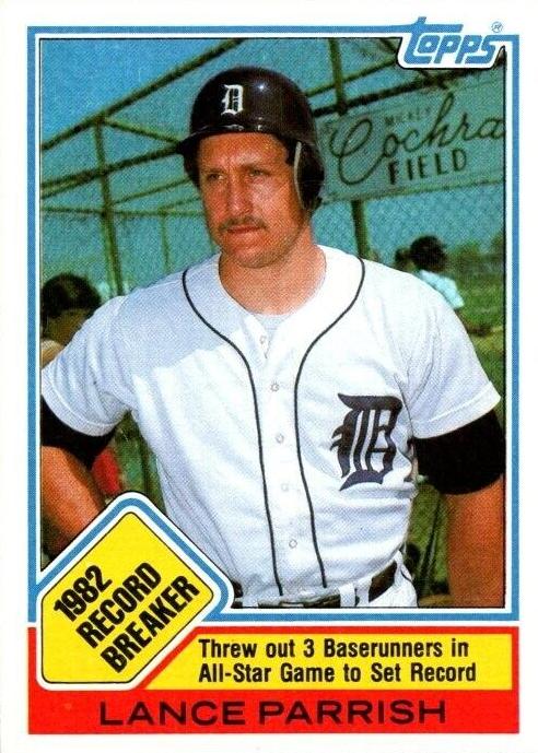 1983 Topps Lance Parrish #4 card