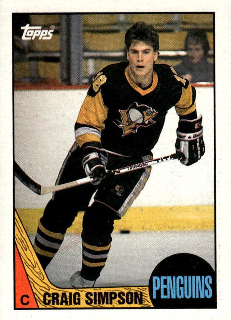 1987 Topps Craig Simpson #80 card