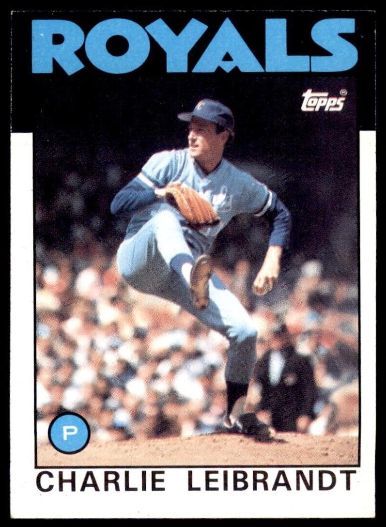 1986 Charlie Leibrandt #77