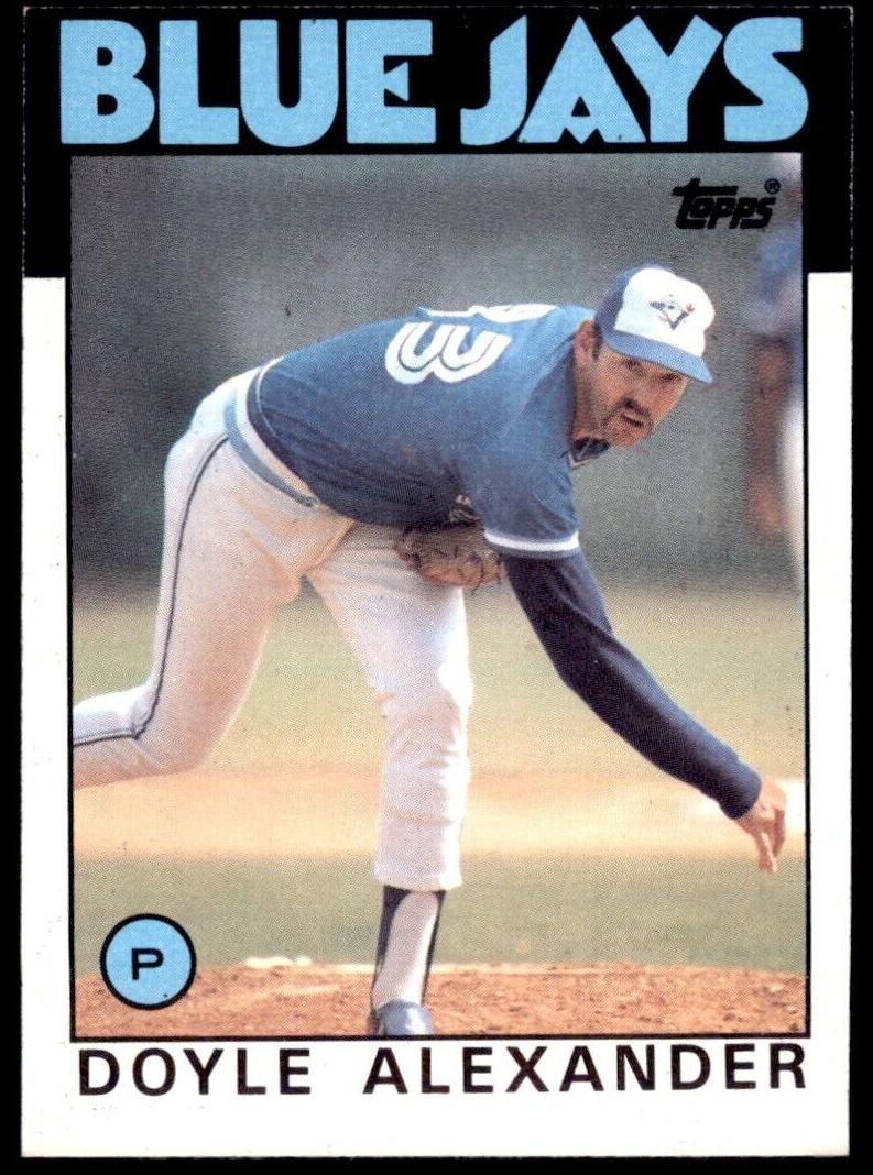 1986 Doyle Alexander #196