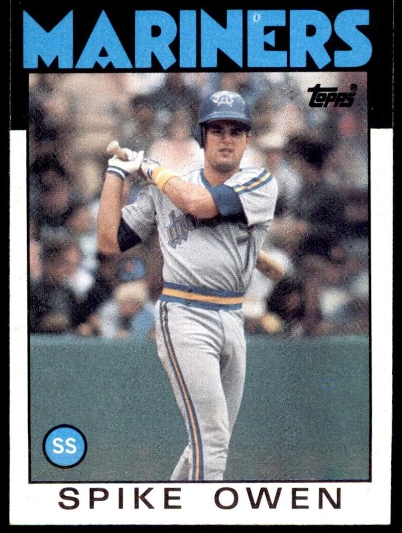 1986 Topps Spike Owen #248 card